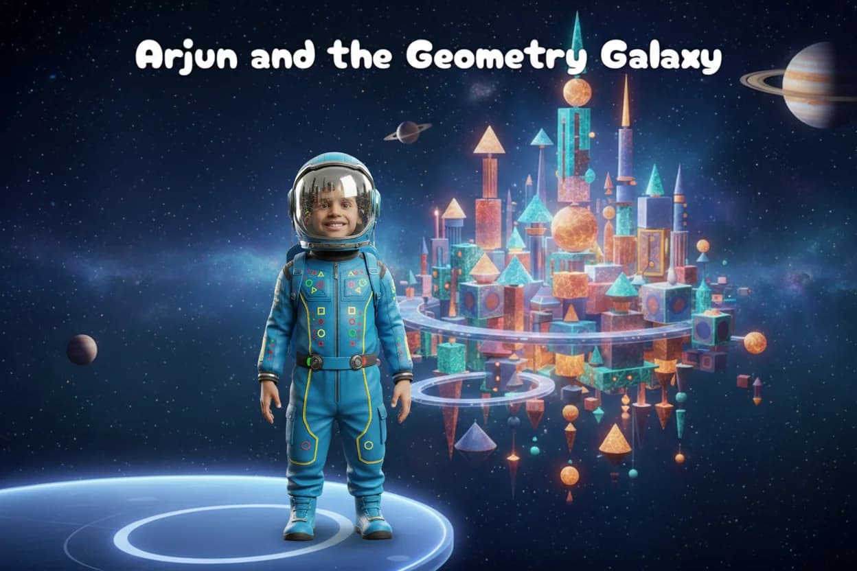 Arjun and the geometry galaxy